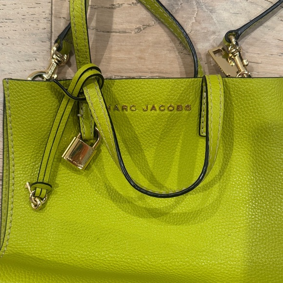 Marc Jacobs Lime Green Mini Crossbody Tote with Top Handles - Picture 9 of 9